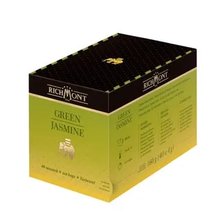 Herbata Richmont Green Jasmine 40 szt porcelanowy zestaw do herbaty