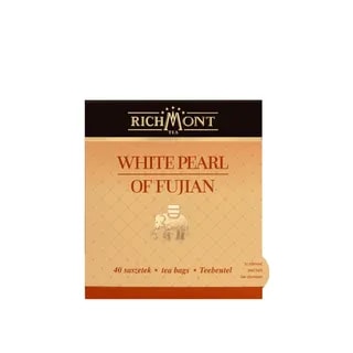 Herbata Richmont White Pearl of Fujian 40 szt porcelanowy zestaw do herbaty