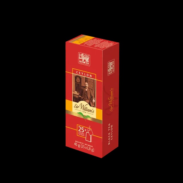 Sir William's London Ceylon Black 25 Saszetek