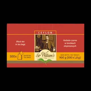 Sir William's London Ceylon Black Tea 500 Saszetek