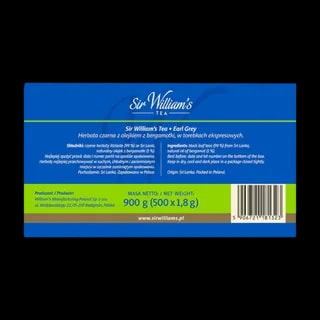 Sir William's London Earl Grey 500 Saszetek