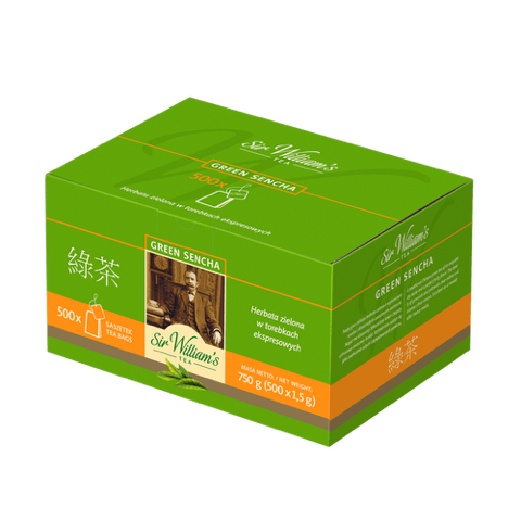 Sir William's London Green Sencha 500 Saszetek