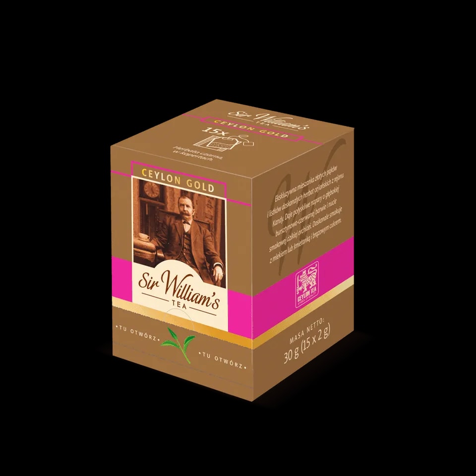 Sir William’s Tea Ceylon Gold 15 Saszetek