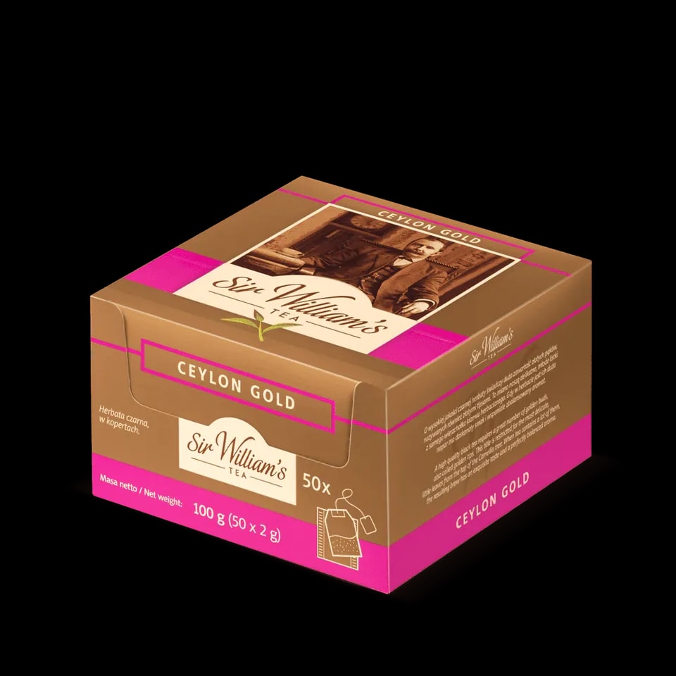 Sir William’s Tea Ceylon Gold 50 Saszetek