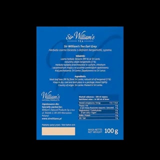 Sir William's Tea Earl Grey 100g