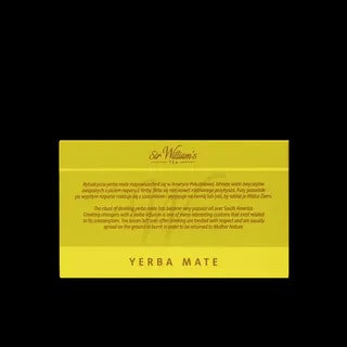Sir William’s Tea Yerba Mate 50 Saszetek