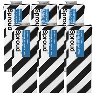 Sproud - Napój Roślinny Unsweetened z Żółtego Grochu - 6 x 1L