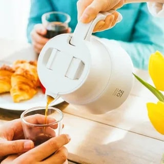 Hario Insulated Stainless Steel Server V60-02 PLUS Biały - 600ml