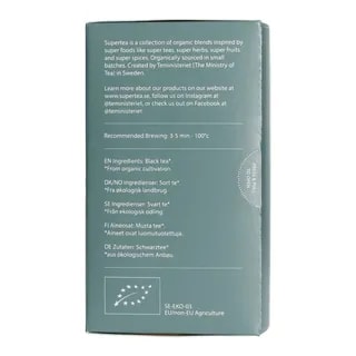 Teministeriet - Supertea English Breakfast Organic - Herbata 20 Torebek