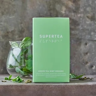Teministeriet - Supertea Green Tea Mint Organic - Herbata 20 Torebek