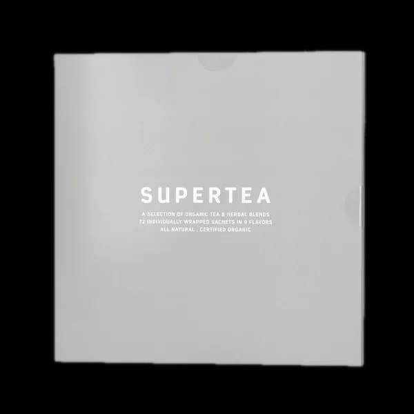 Prezent Supertea Variety Box - Zestaw Herbata 72 Torebki, selekcja organicznych herbat w eleganckim opakowaniu