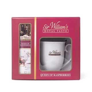 Zestaw Porcelanowy Sir William's & 12 Herbat QUEEN OF RASPBERRIES