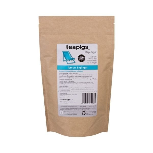 teapigs Lemon and Ginger herbata sypana 200g