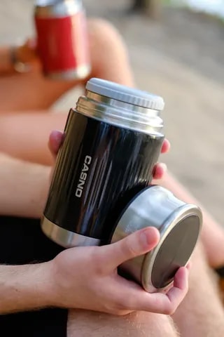 Termos Obiadowy Casno Marapi 750 ml Czarny