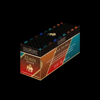 Richmont Black Tea Mix 12 Saszetek + Szklanka Hot Winter