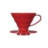 Hario plastikowy Drip V60-01 Czerwony - obrazek 2