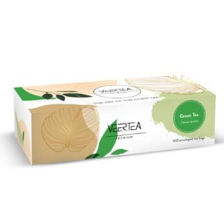 VEERTEA Passionate Green Tea - herbata zielona w saszetkach / kopertkach - 100 torebek