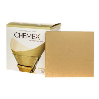 Chemex filtry papierowe kwadratowe - Brązowe - 6, 8, 10 filiżanek - obrazek 2