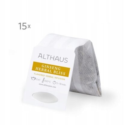 Althaus - Ginseng Herbal Bliss Grand Pack - Herbata 15 dużych saszetek - obrazek 2