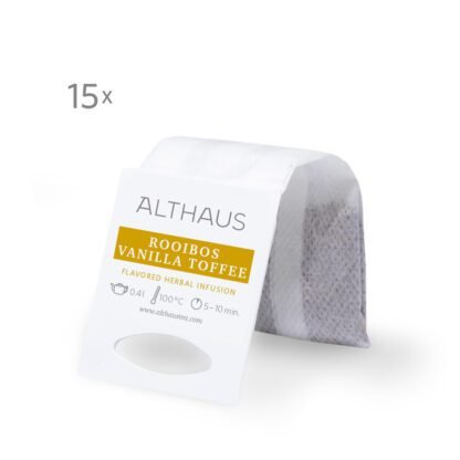 Althaus - Rooibos Vanilla Toffee Grand Pack - 15 Saszetek - obrazek 2