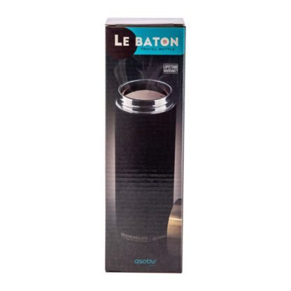 Asobu - Le Baton Czarny / Złoty - Butelka termiczna 500 ml - obrazek 4
