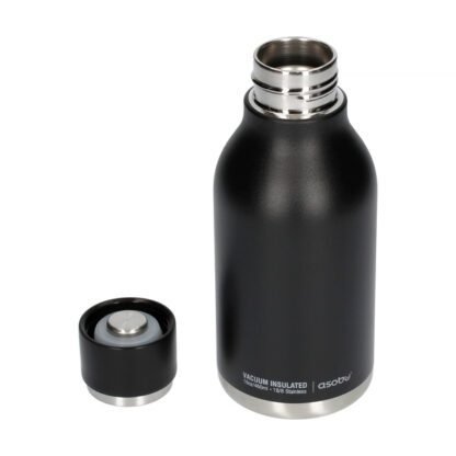 Asobu - Urban Water Bottle Czarny - Butelka termiczna 460 ml - obrazek 3