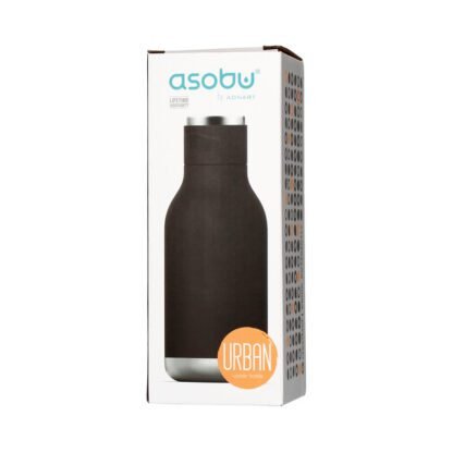 Asobu - Urban Water Bottle Czarny - Butelka termiczna 460 ml - obrazek 4