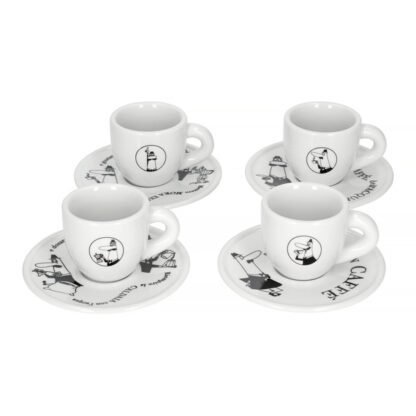 Bialetti Carousel Zestaw 4 filiżanek z podstawką - obrazek 2