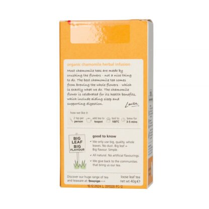 teapigs Chamomile Organic herbata sypana 40g - obrazek 5