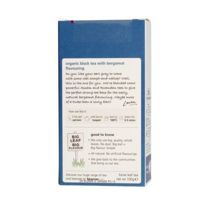 teapigs Earl Grey Strong Organic herbata sypana 100g - obrazek 5