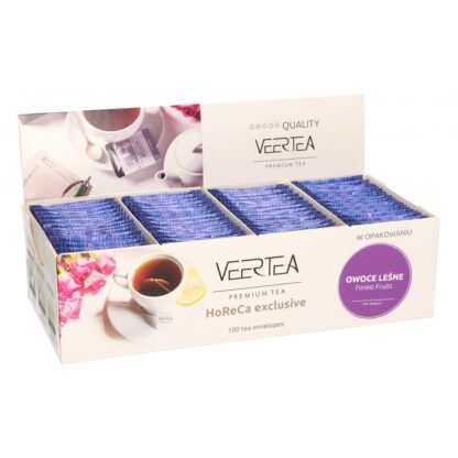 VEERTEA Amazing Forest Fruits - herbata owoce leśne w saszetkach / kopertkach - 100 torebek