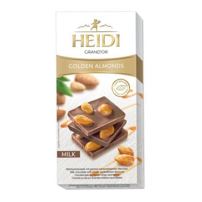 Czekolada Mleczna HEIDI MILK ALMONDS 100g - obrazek 2