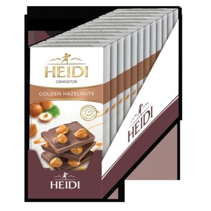 Czekolada Mleczna HEIDI MILK HAZELNUTS 100g - obrazek 4