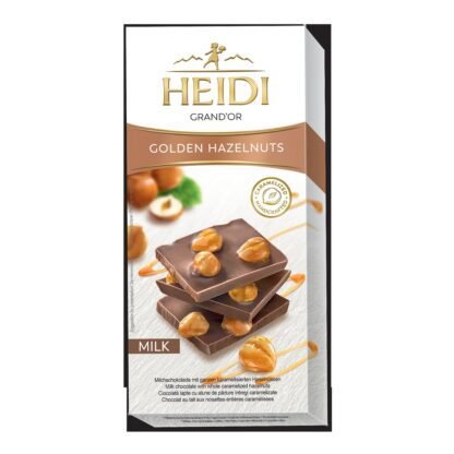 Czekolada Mleczna HEIDI MILK HAZELNUTS 100g - obrazek 3
