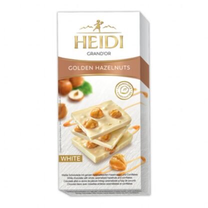 Czekolada Biała HEIDI WHITE HAZELNUTS 100g