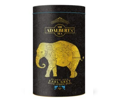 ADALBERT'S BLACK TEA EARL GREY WITH LEMON PEEL LIŚCIASTA 100G PUSZKA