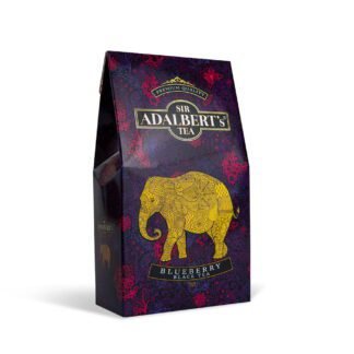 ADALBERT'S BLUEBERRY BLACK TEA LIŚCIASTA 100G KARTONIK