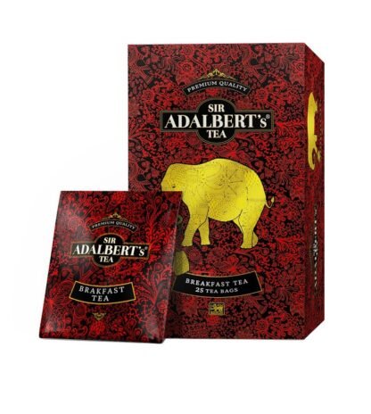 ADALBERT'S ENGLISH BREAKFAST TEA SASZETKI 25X2G KARTONIK - obrazek 2