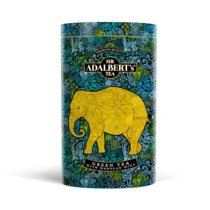 ADALBERT'S GREEN TEA WITH MAROCAN MINT LIŚCIASTA 110G PUSZKA
