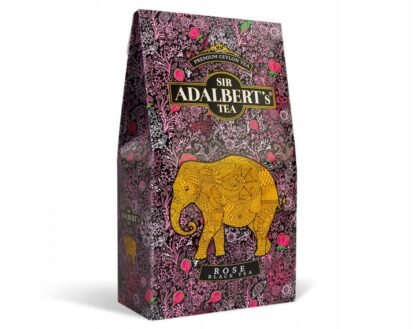 Adalbert`s ROSE Black Tea LIŚCIASTA 100G KARTONIK
