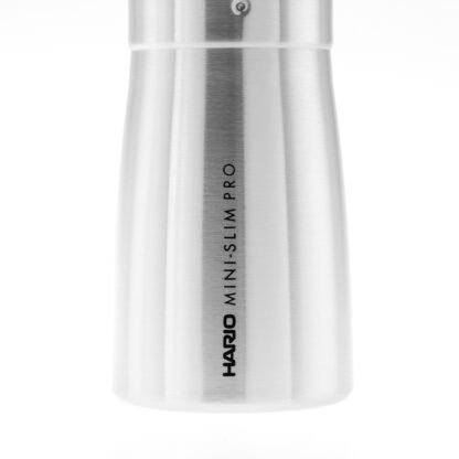 Hario Ceramic Coffee Mill Mini-Slim PRO Silver - Młynek do kawy - obrazek 4