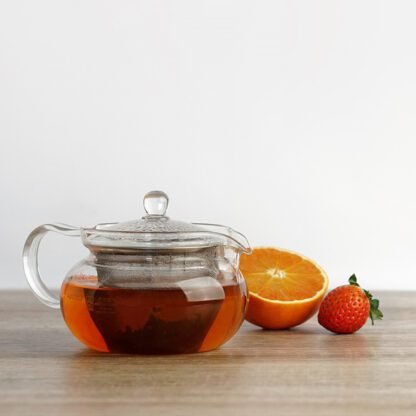 Hario Chacha Kyusu-Maru - Czajniczek do zaparzania herbaty 450ml - obrazek 2
