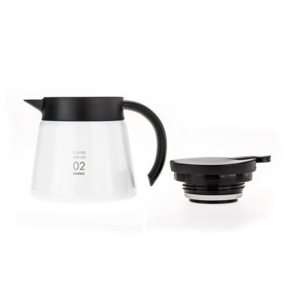 Hario Insulated Stainless Steel Server V60-02 - Biały - 600ml - obrazek 4