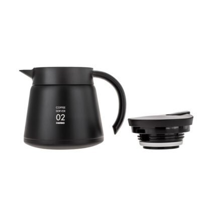 Hario Insulated Stainless Steel Server V60-02 Czarny - 600ml - obrazek 3