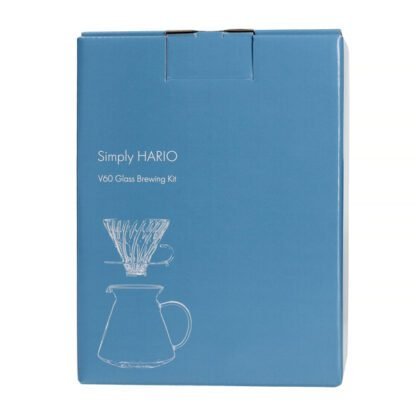 Hario - V60 Glass Brewing Kit - Zestaw szklany dripper + serwer + filtry - obrazek 2