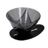 Hario - V60 MUGEN - Plastikowy Dripper - Czarny - obrazek 2