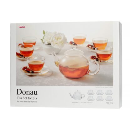 Hario zestaw Dzbanek do herbaty Donau 800 ml + 6 szklanek Yunomi - obrazek 7