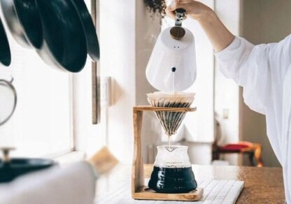 Hario zestaw V60 Pour Over Kit Red - drip + serwer + filtry - obrazek 6