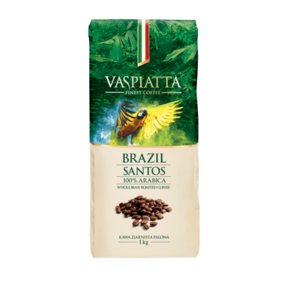 Kawa Ziarnista Vaspiatta Brazil Santos 1kg
