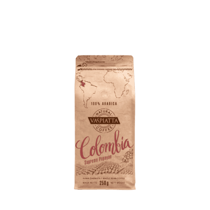 Kawa Ziarnista Vaspiatta Natural Colombia 250g